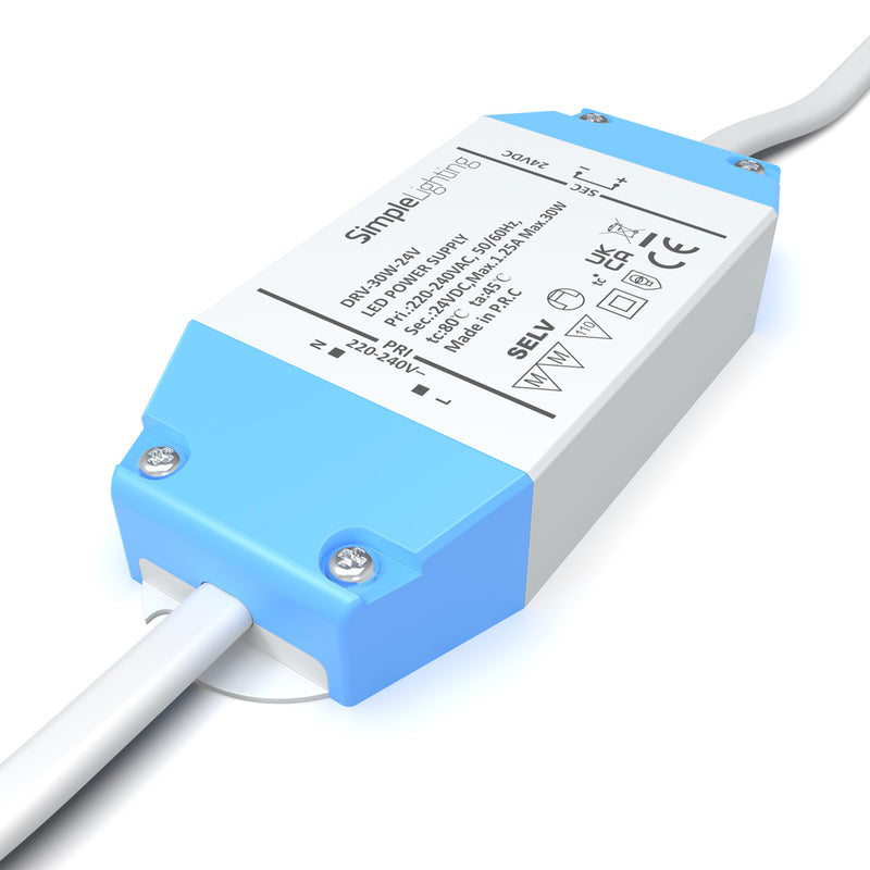 24v Slimline 30 Watt LED Driver 