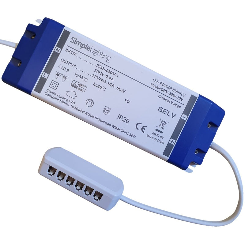 Close-up of a 5W LED power supply