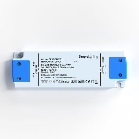 50w Dimmable LED Driver by Simple Lighting