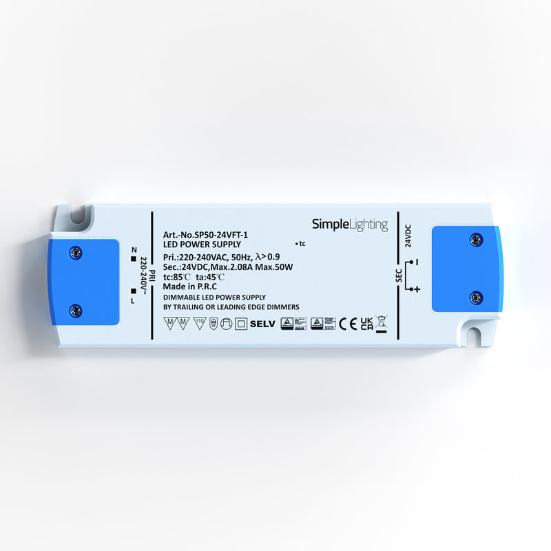 50w Dimmable LED Driver by Simple Lighting