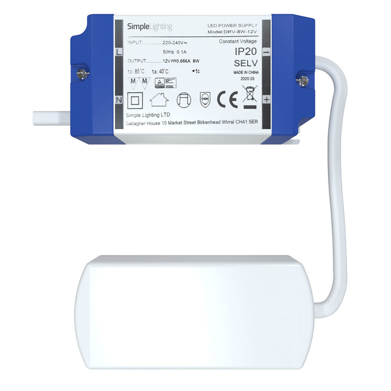 Top view of an 8W LED driver