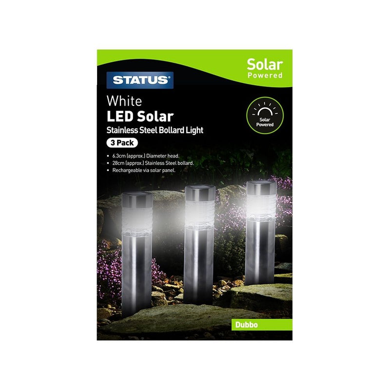 stainless steel bollard stake lights with details