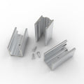 top of a pack of three mounting clips
