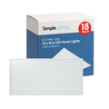 Pack of 18 LED Panel Light, 600 x 1200  – Natural or Cool White