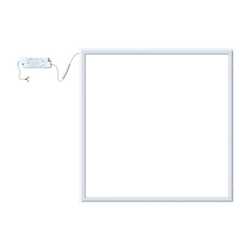 edge-lit LED panel with power supply