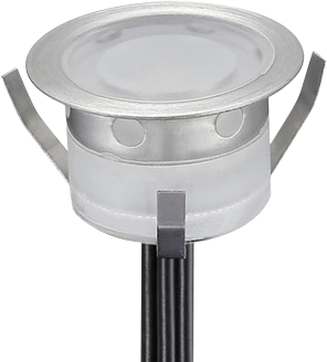 30mm, IP67 LED Decking Light Cool White - close up