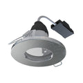 Fixed IP44 GU10 Downlights in Satin Nickel - 85mm (angle 1)