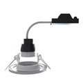 Fixed IP44 GU10 Downlights in White - 85mm (angle 3)