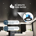 Fire Rated IP65 Downlight - 90-Minute Fire Rated