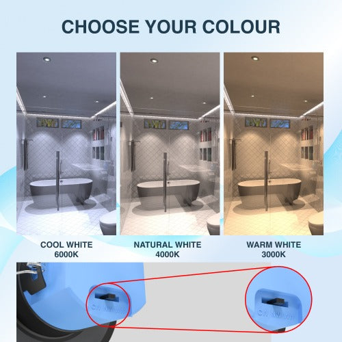 Fire Rated IP65 Downlight - Choose Your Colour