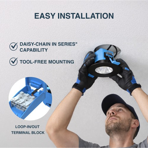 Fire Rated IP65 Downlight - Easy Installation