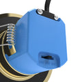 back of a brass LED downlight