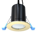 Matt Brass Fire Rated Dimmable GU10 Downlight (angle 5)