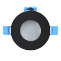 Black IP65 downlight - top
