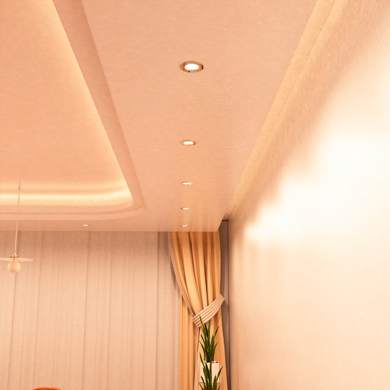 Multi Pack Of 50 Fire Rated Downlights - Polished Chrome, Includes Quick Connectors