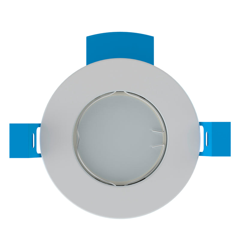 Multi Pack 10 Fire Rated Downlights - White Finish, With Quick Connectors
