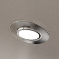 mounted brushed chrome downlight