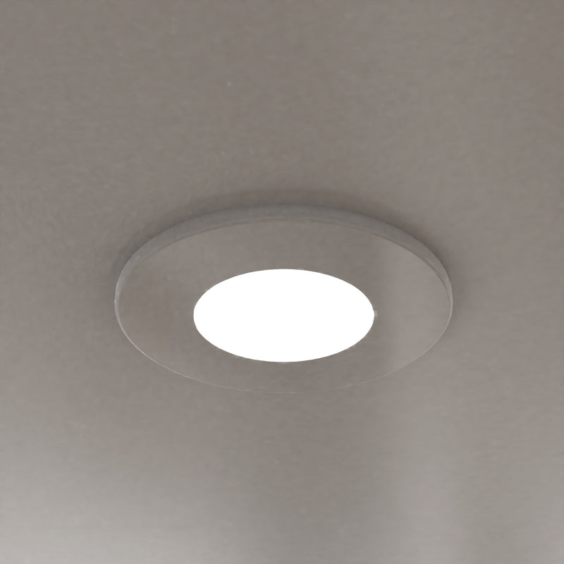 mounted white fire-rated downlight