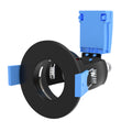 matt black fire-rated LED downlight