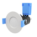 white fixed fire-rated LED downlight