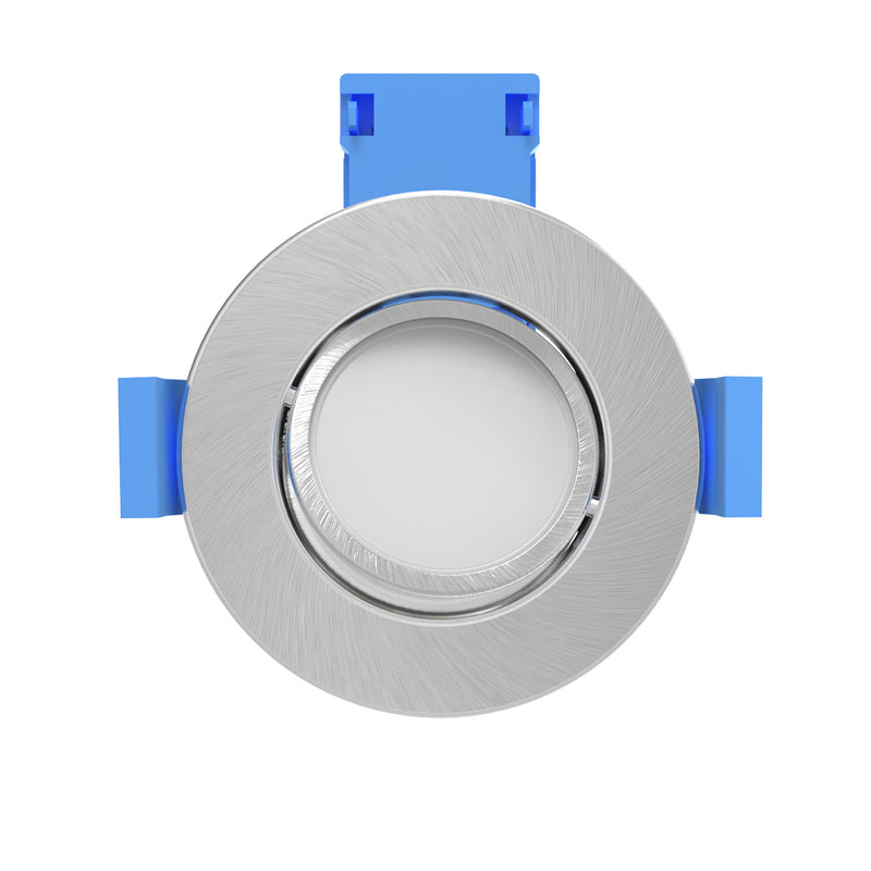 tilt brushed chrome downlight