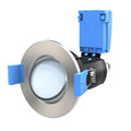 brushed chrome downlight