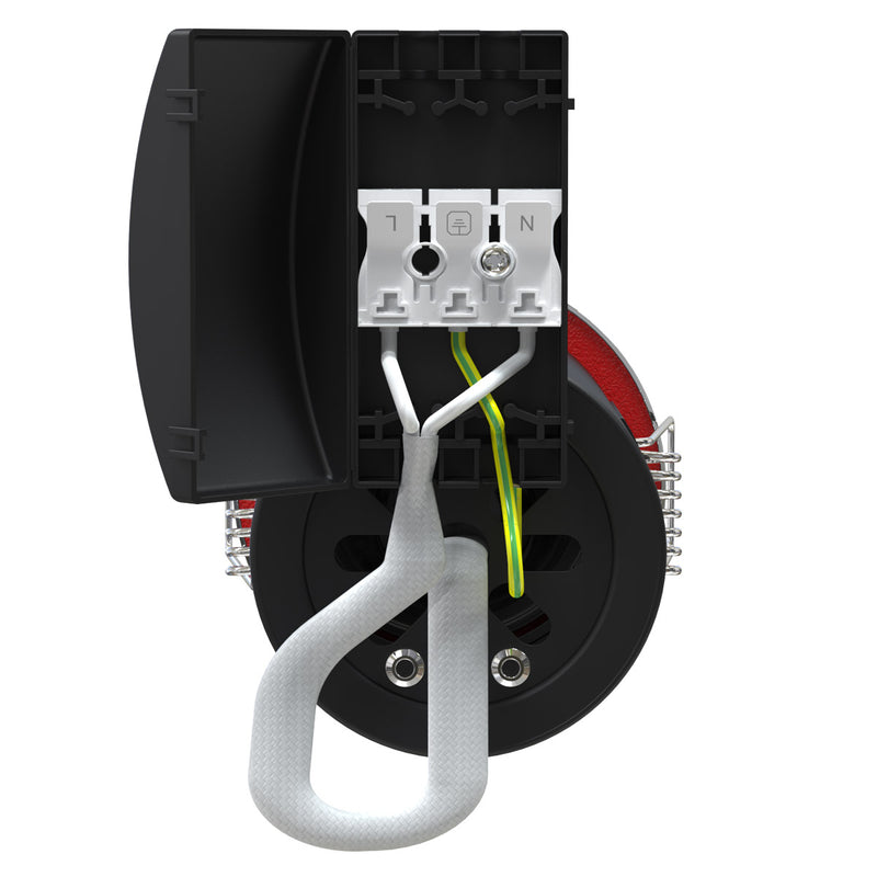 Die-Cast, Fire Rated LED Downlight, GU10, Dimmable, Twist and Lock. Choice of colours.