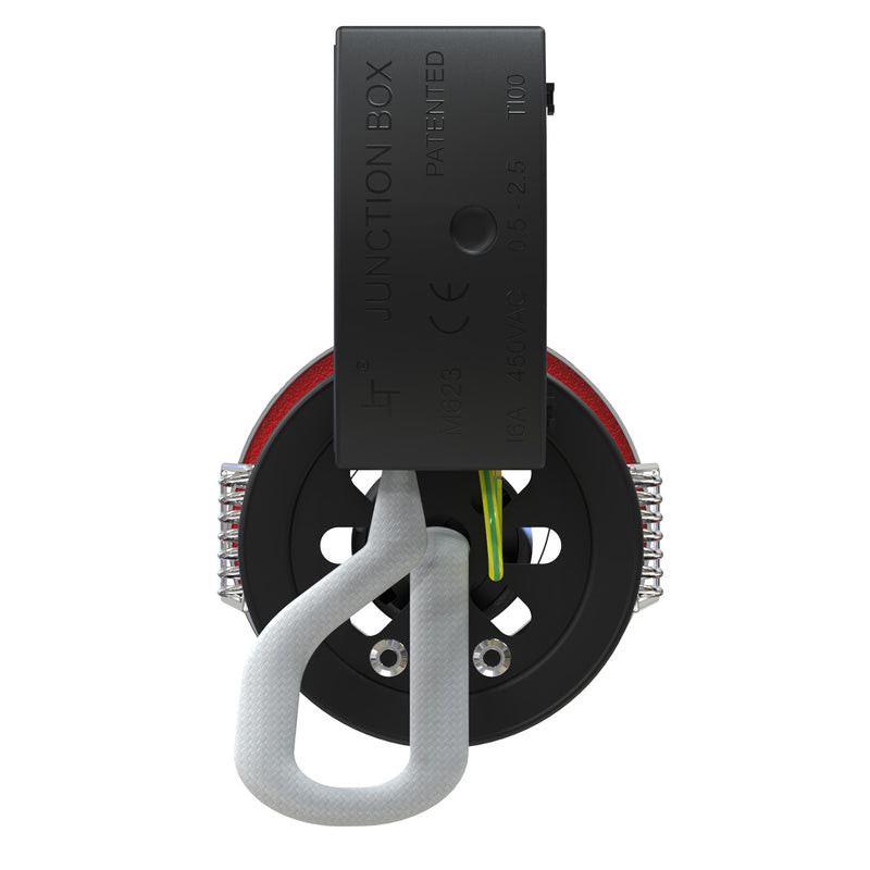 Die-Cast, Fire Rated LED Downlight, GU10, Fixed, Twist and Lock - Back View
