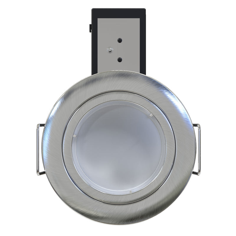 Die-Cast, Fire Rated LED Downlight, GU10, Dimmable, Twist and Lock. Choice of colours.