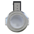 Die-Cast, Fire Rated LED Downlight, GU10, Fixed, Twist and Lock - White, Brushed Chrome or Chrome