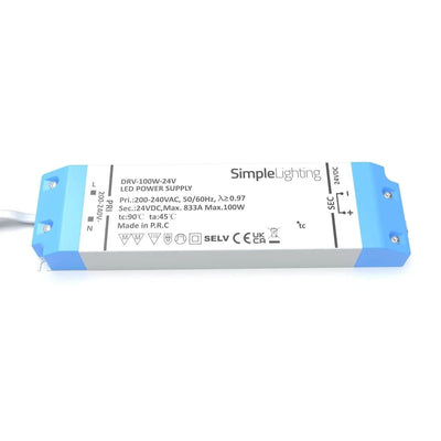100 Watt LED Driver - 3 Year Warranty In 12v or 24v DC