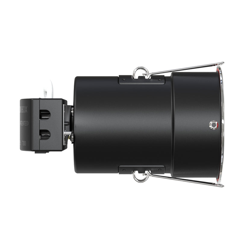 Top View Die-Cast, Tilt, Fire Rated Downlight.