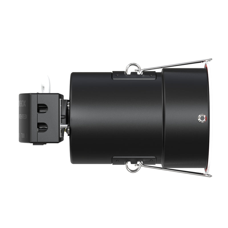 Top View Die-Cast, Tilt, Fire Rated Downlight.