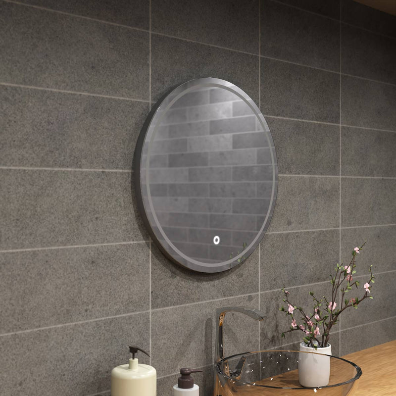 LED Bathroom mirror off lights