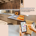 Remote control settings from your smartphone