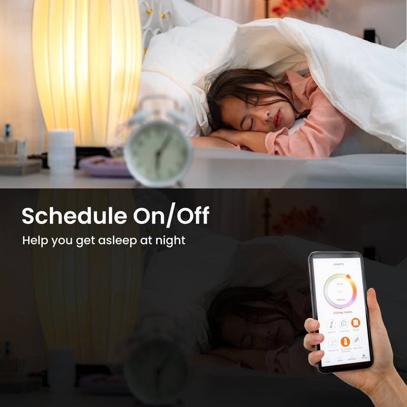 Schedule on/off with app