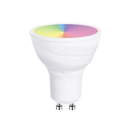 Smart RGB+W Colour Changing GU10 LED Bulb