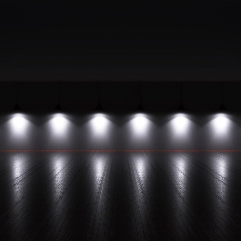 GU10 bulbs with cool white light