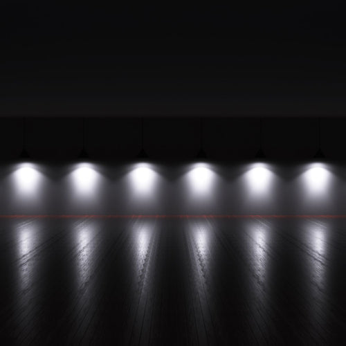 GU10 bulbs with cool white light