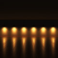 GU10 bulbs with warm white light