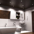 IP65 Rated, Fixed, Shower Downlight - Polished Chrome Finish