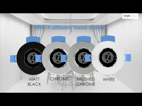 Multi Pack Of 50 Fire Rated Downlights - Brushed Chrome/Satin Nickel, With Quick Connectors