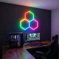 3 x Hexagon LED Light Kit — RGB IC, Includes App & Remote Control