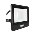 side of a 30w LED flood light with PIR sensor