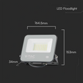 30w LED flood light with dimensions