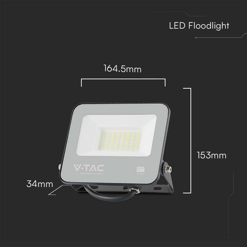 30w LED flood light with dimensions