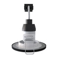IP44 Fixed GU10 Downlight in Matt Black - 85mm (angle 5)