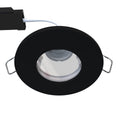 IP44 Fixed GU10 Downlight in Matt Black - 85mm (angle 6)