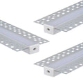 Pack of 3 Plaster-In LED Profiles