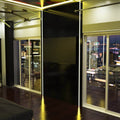Plaster in led profile in appartment
